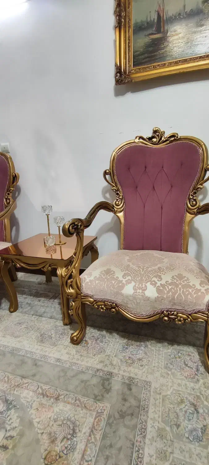 مبل استیل7نفره|مبلمان خانگی و میز عسلی|پرند, فاز ۶|دیوار