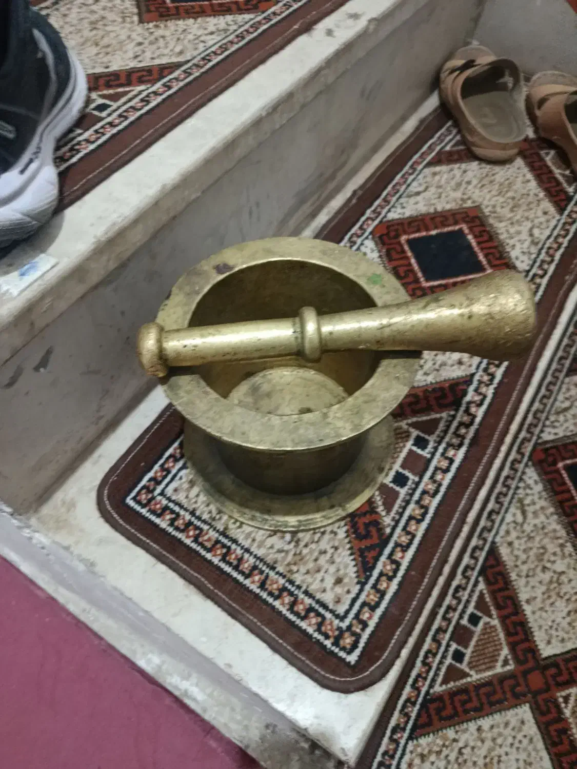 هاونگ قدیمی|کلکسیون اشیاء عتیقه|کرمانشاه, |دیوار