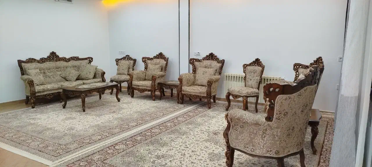 مبل سلطنتی ۹ نفره|مبلمان خانگی و میز عسلی|جوانرود, |دیوار