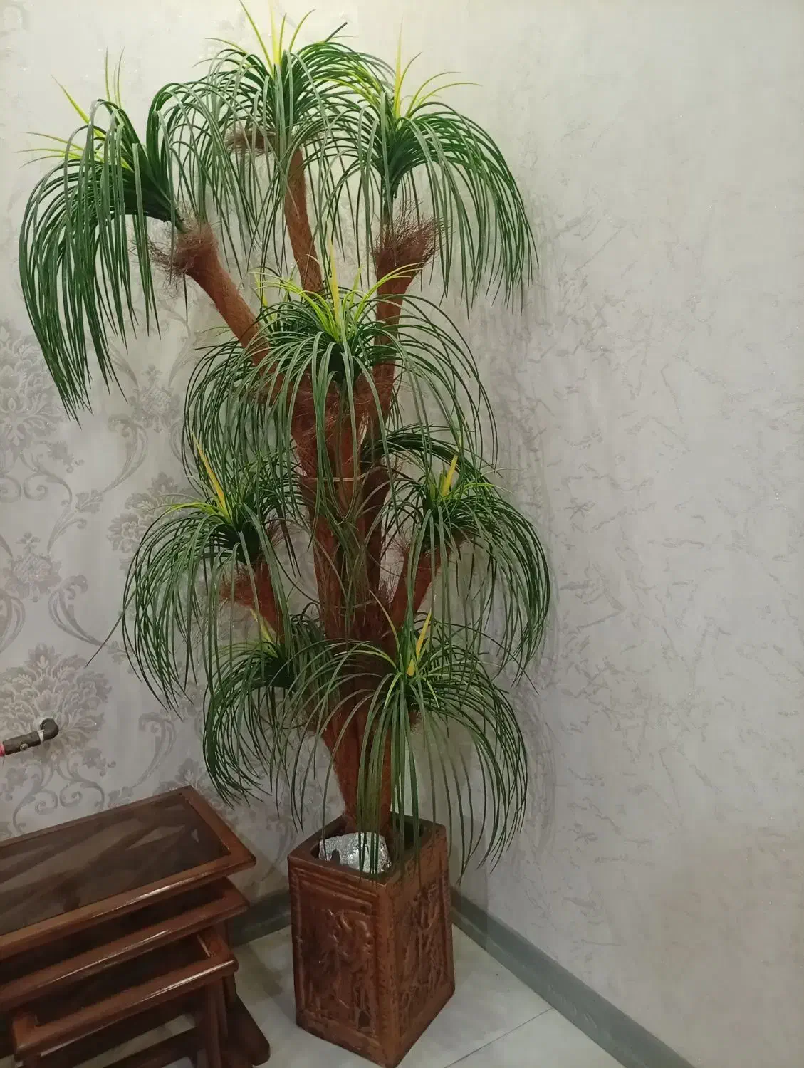 درختچه مصنوعی 9شاخه|گل مصنوعی|شیراز, پودنک|دیوار