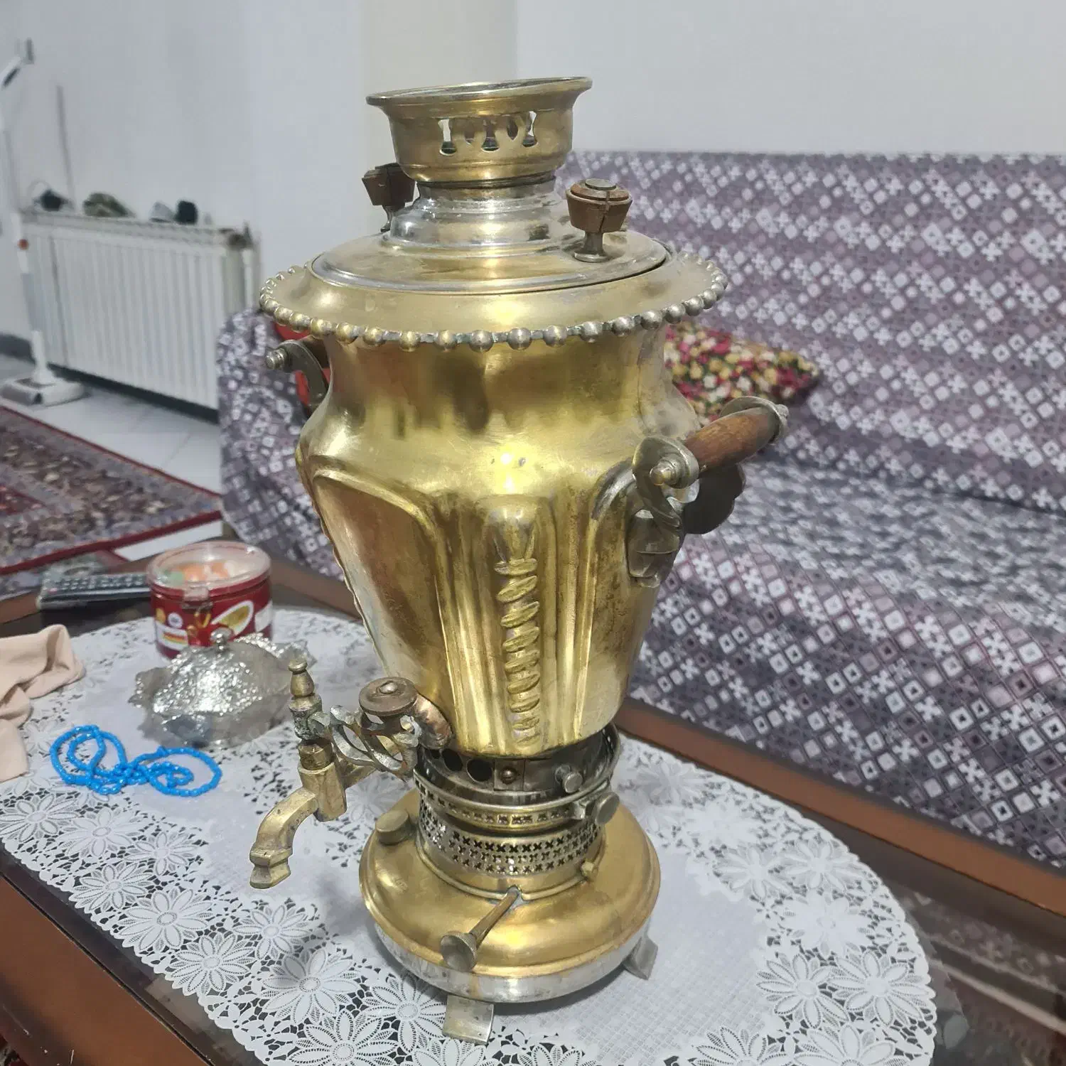 سماور نفتی زغالی ورشو|کلکسیون اشیاء عتیقه|فردیس, شهرک شهید حسینی|دیوار