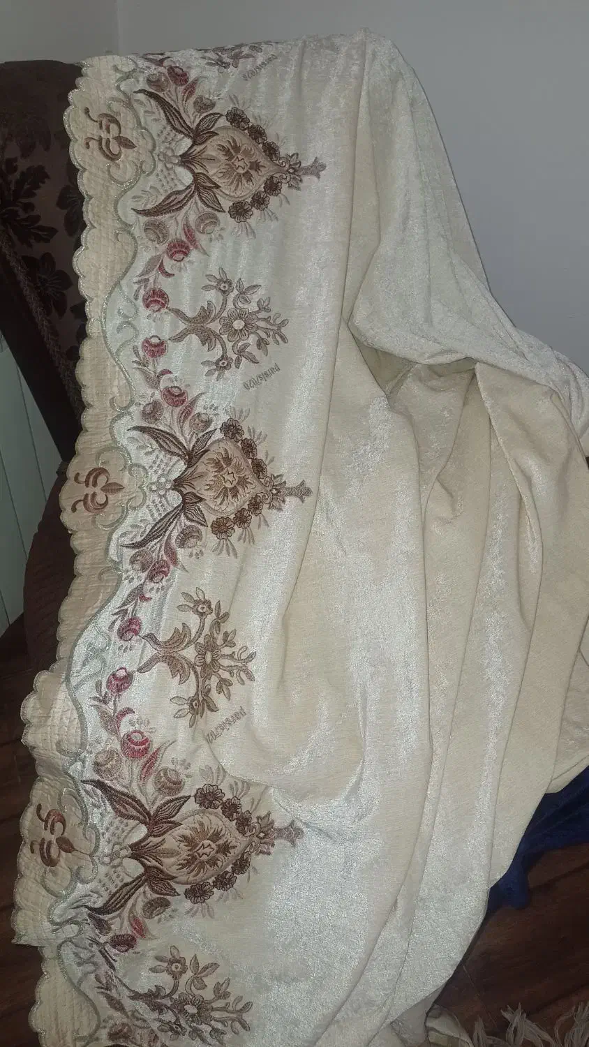 پرده تور و راف حاشیه زیبا|پرده، رانر، رومیزی|زرند, |دیوار