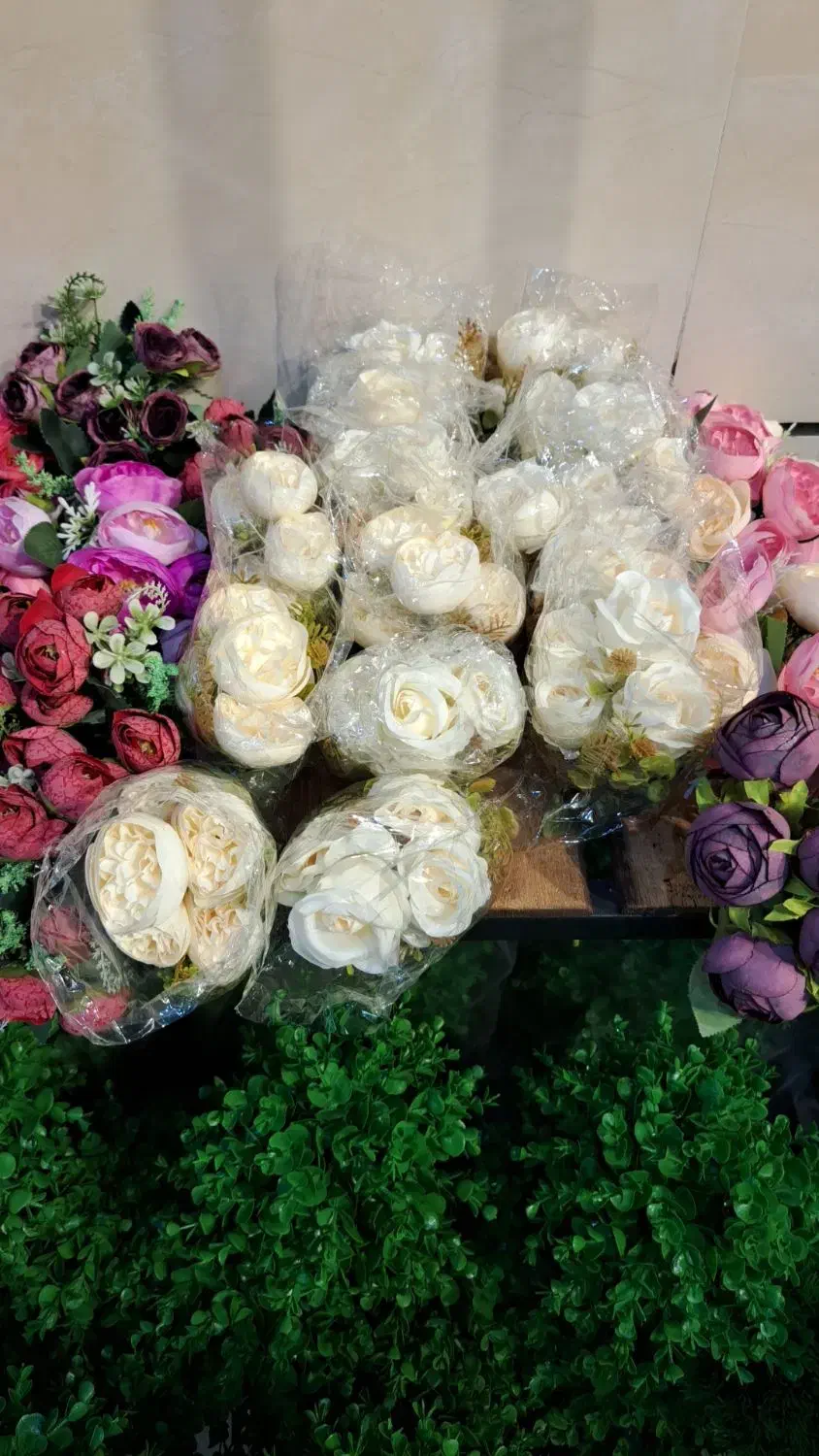 گل بوته ای|گل مصنوعی|آفتاب, |دیوار