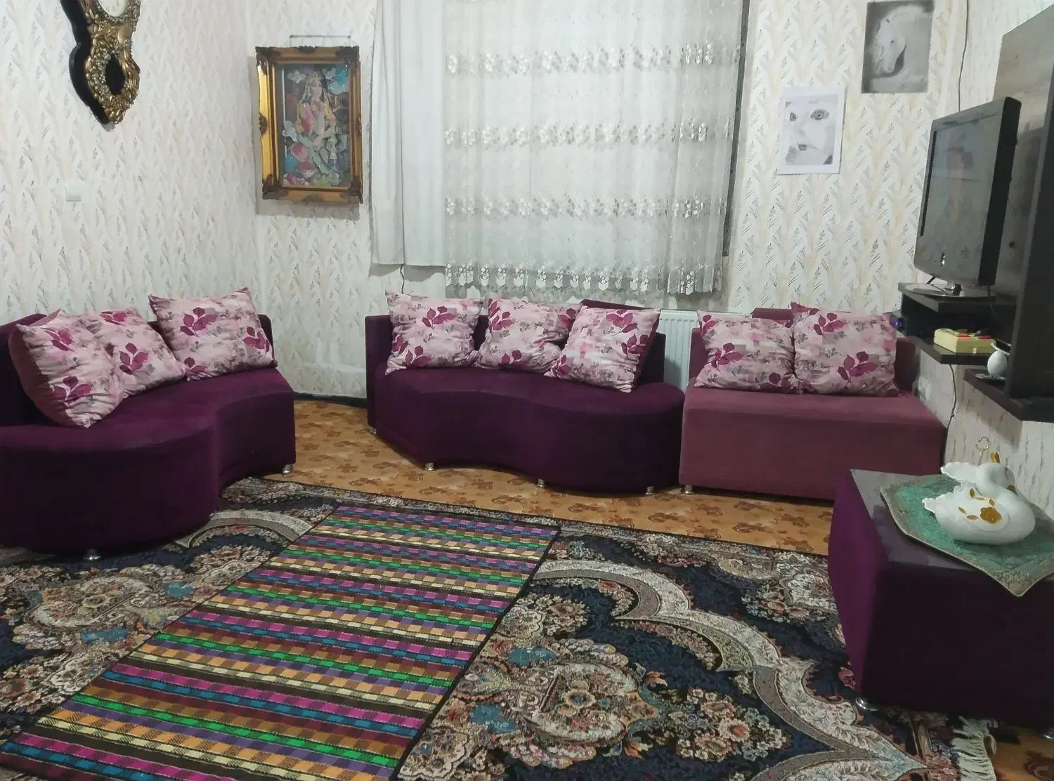 مبل هفت نفره الی|مبلمان خانگی و میز عسلی|زرقان, |دیوار