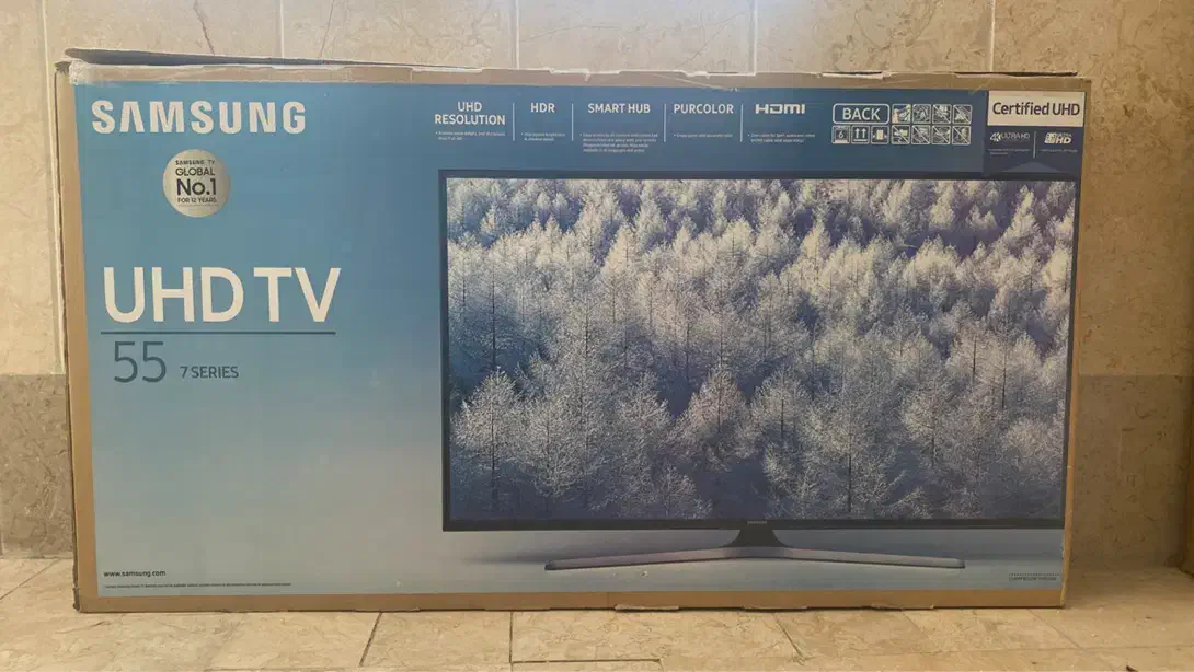 کارتن تلویزیون سامسونگ|تلویزیون و پروژکتور|رودهن, |دیوار