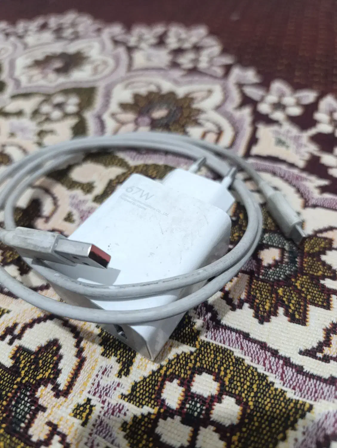 اداپتور 67وات شیائومی همراه کابل اصلی|لوازم جانبی موبایل و تبلت|سرولایت, |دیوار