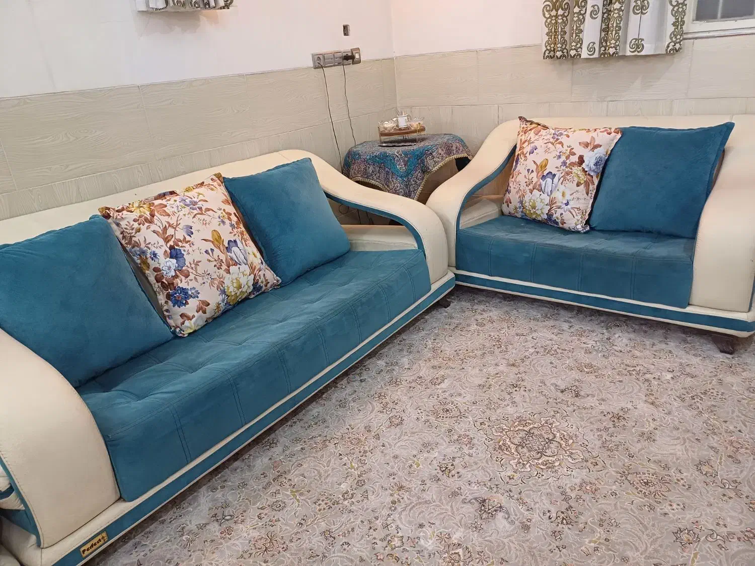 مبل فیروزه ای|مبلمان خانگی و میز عسلی|یزد, |دیوار