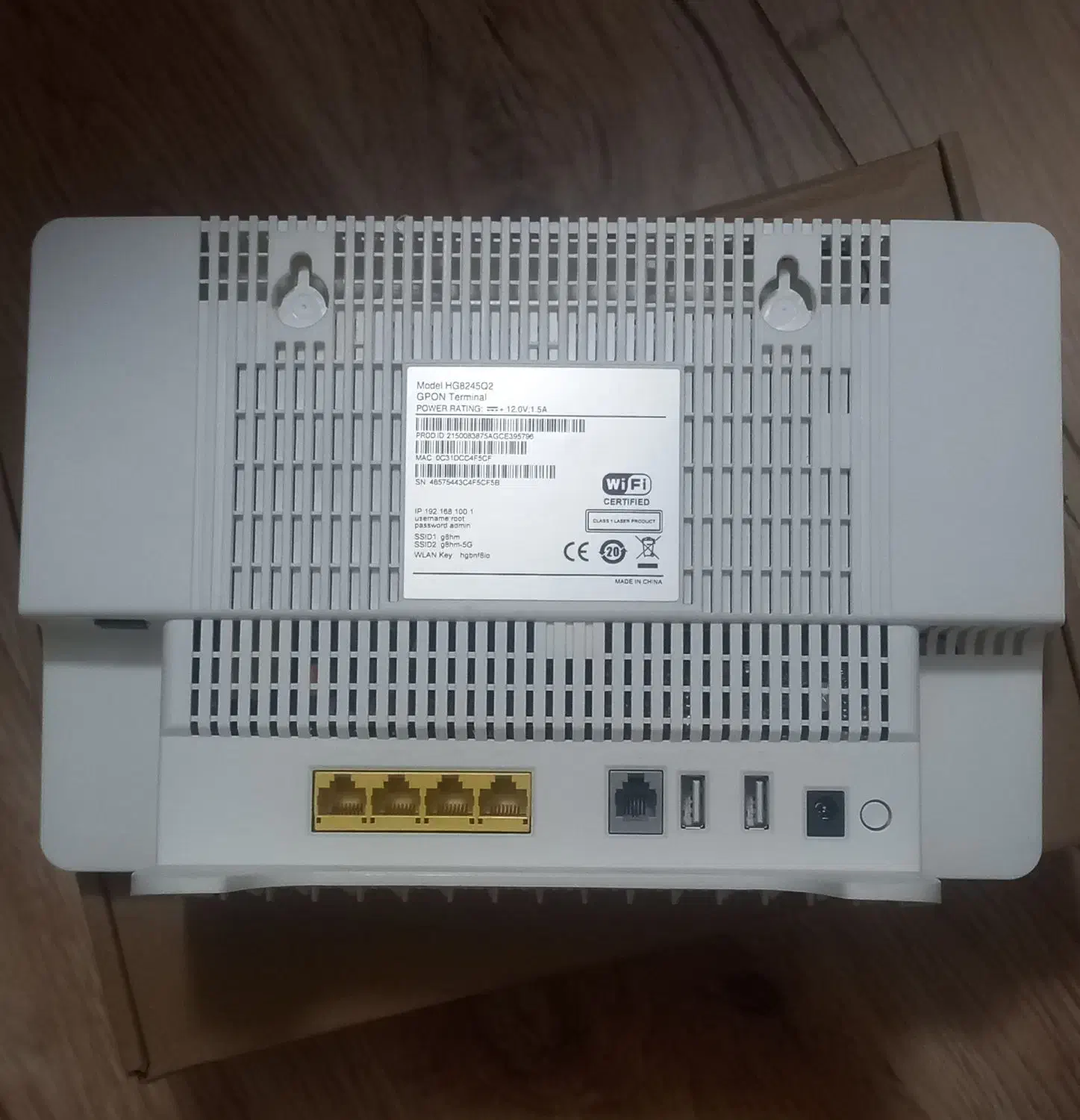 مودم فیبر نوری دوباند هوآوی مدل HG8245Q2|مودم و تجهیزات شبکه|تهران, تهرانپارس غربی|دیوار