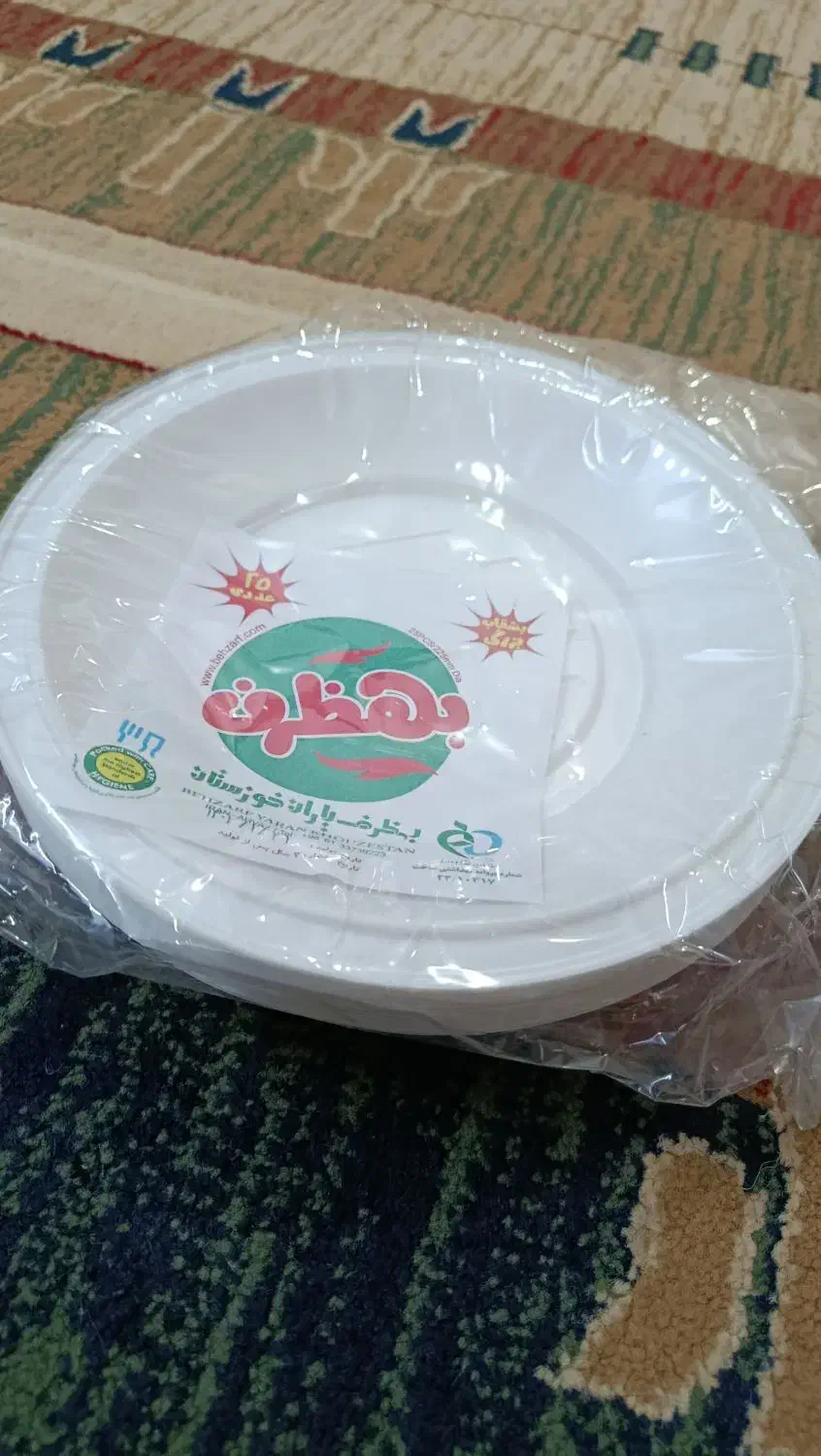 طروف یکبارمصرف|ظروف نگهدارنده، پلاستیکی، یکبارمصرف|شوشتر, |دیوار