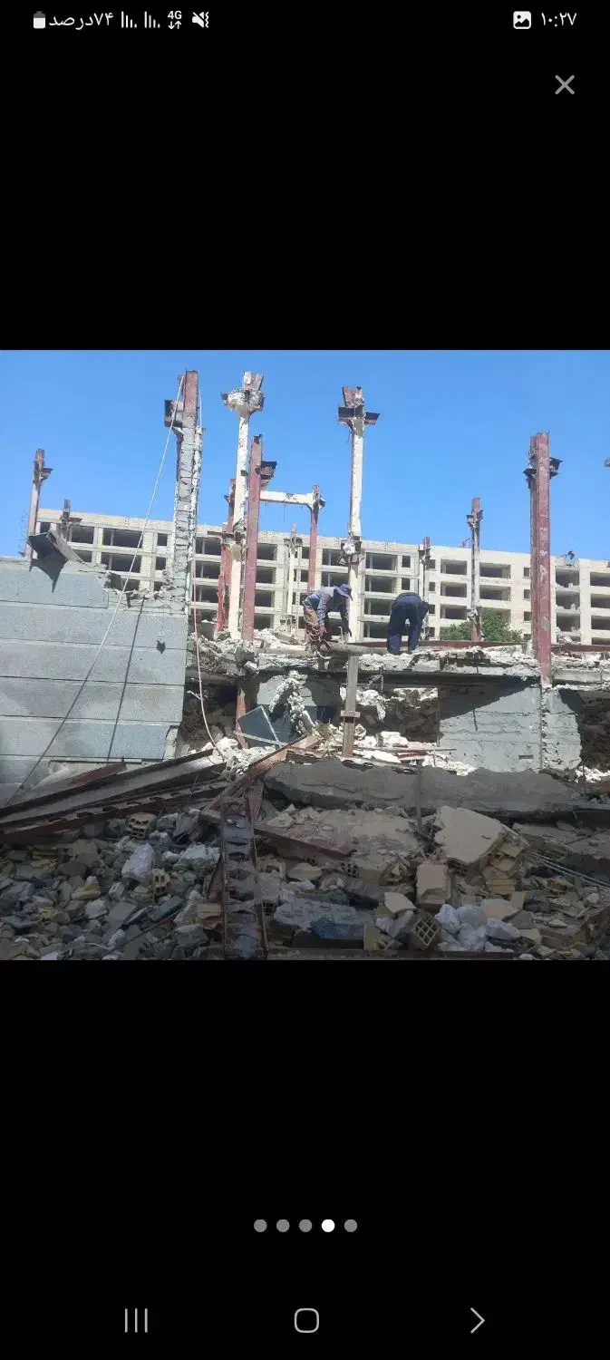 خرید ضایعات آهن وتخریب ساختمان با خاکبرداری|خدمات پیشه و مهارت|بندر گناوه, |دیوار