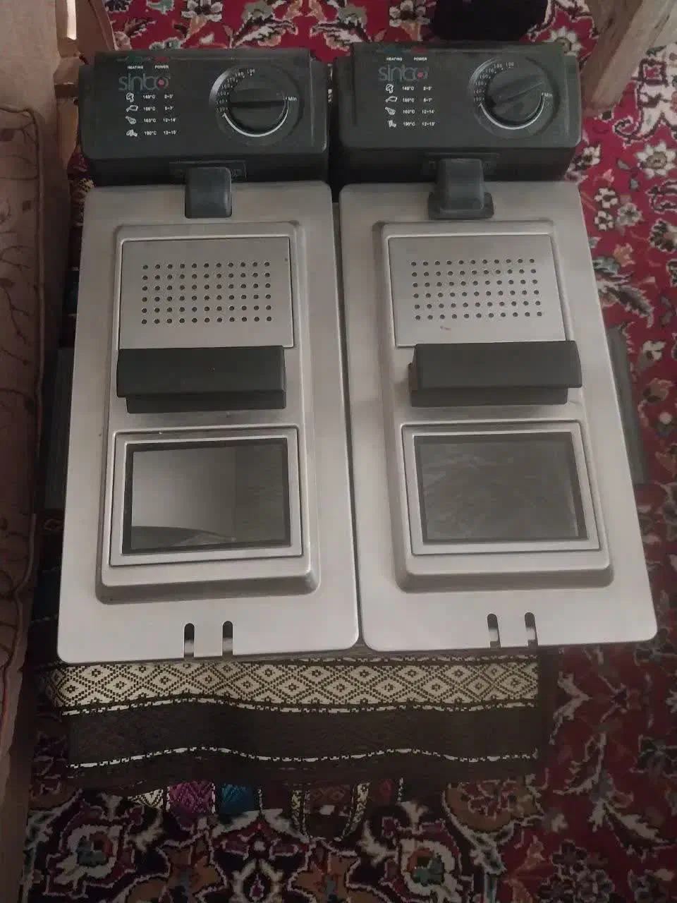 سرخ کن دوکاره برند سینبو (ترک)|اجاق گاز و لوازم برقی پخت‌وپز|مشهد, امیریه|دیوار