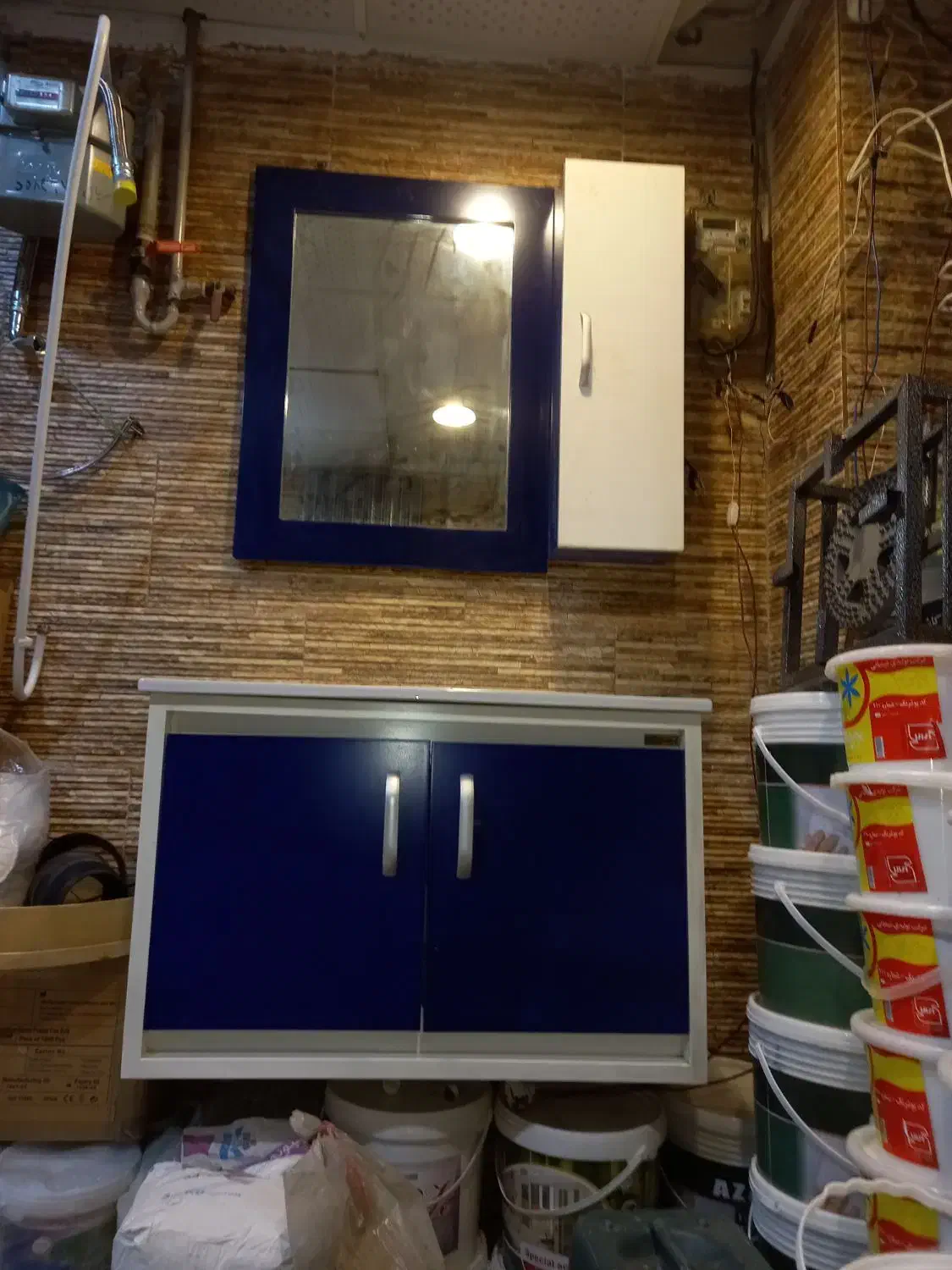 روشویی کابینتی با آینه باکس|لوازم سرویس بهداشتی|شهریار, شهرک شاهد|دیوار