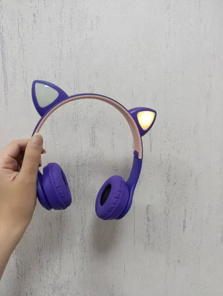 هدفون گربه ای رقص نور دار بلوتوثی|لوازم جانبی موبایل و تبلت|سبزوار, قاضی زاد|دیوار