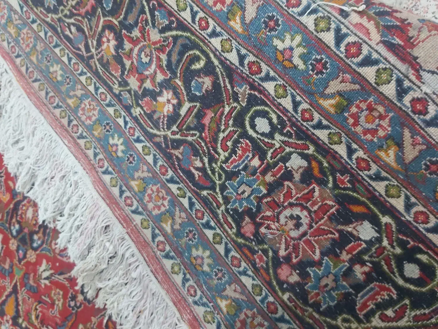 قالی ۱۲متری کارکرده دستبافت قدیمی قدمت دار|فرش|کرج, حصارک پایین|دیوار