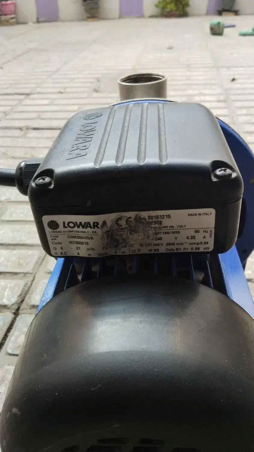 پمپ آب برای تخلیه عرقیجات واب|ماشینآلات صنعتی|کاشان, لتحر|دیوار