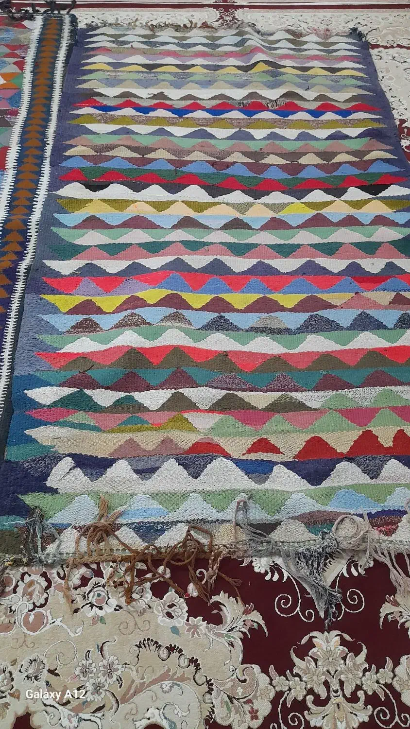 دوتا گلیم دستبافت|گلیم، جاجیم، گبه|کوهدشت, |دیوار