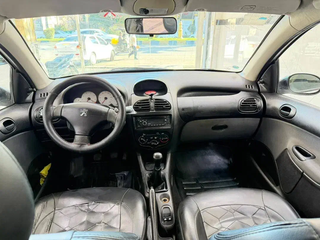 206 تیپ 2 مدل 95 سفید چند لکه رنگ|خودرو سواری و وانت|آمل, |دیوار