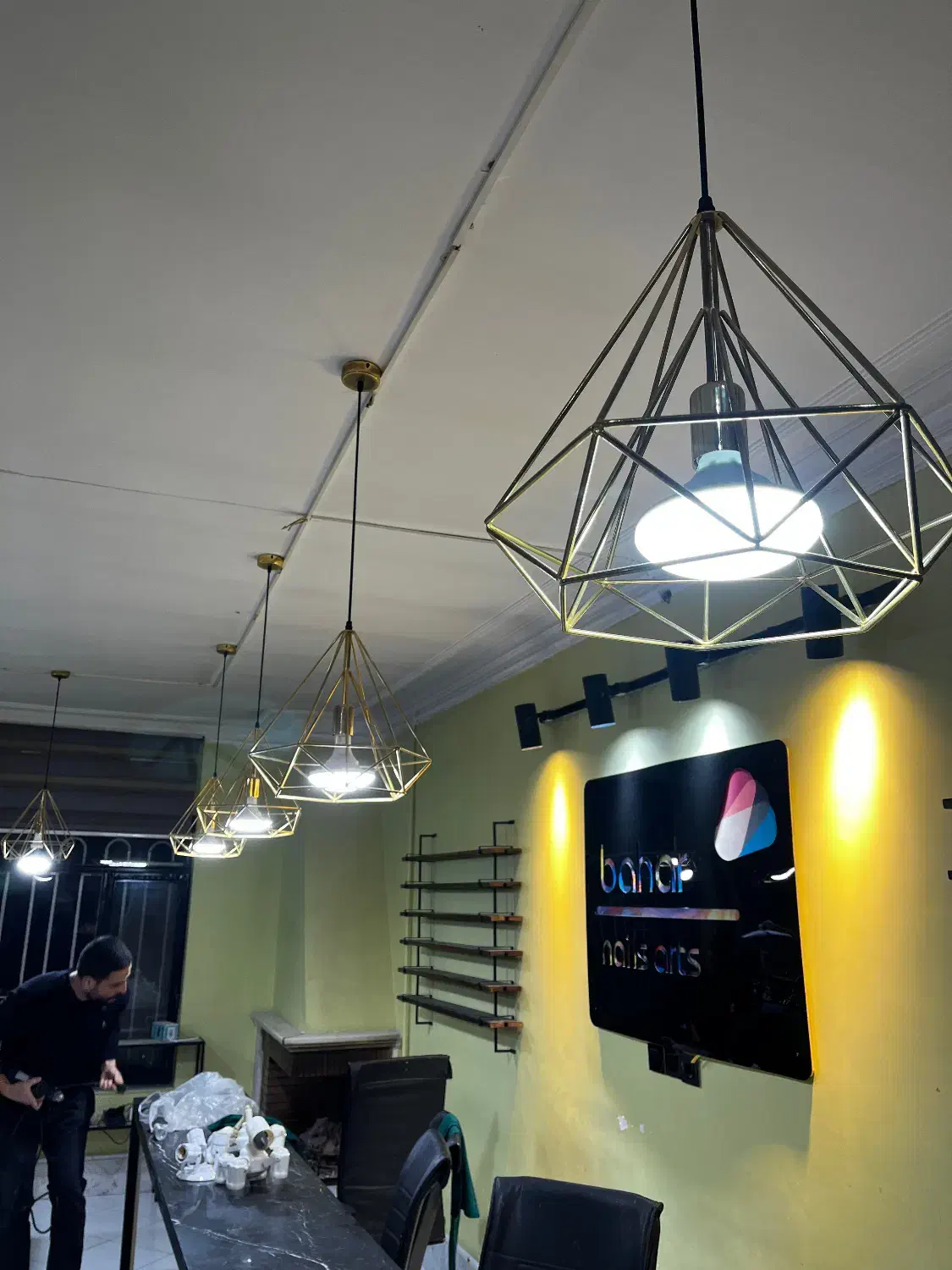 لوستر|لوستر و چراغ آویز|مشهد, بهشت|دیوار