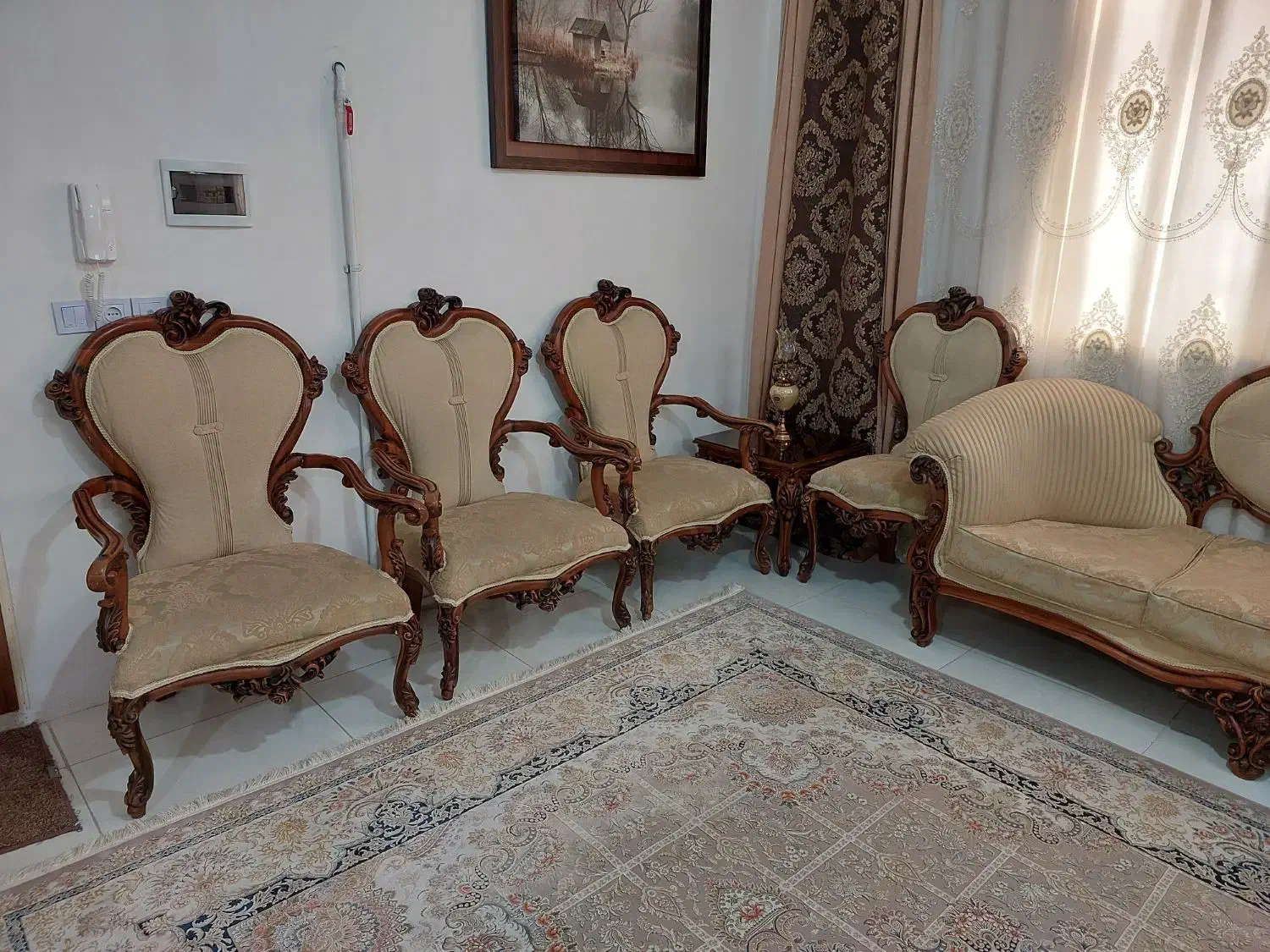 مبل ۹ نفره و میز تی وی|مبلمان خانگی و میز عسلی|پاکدشت, شهرک انقلاب|دیوار