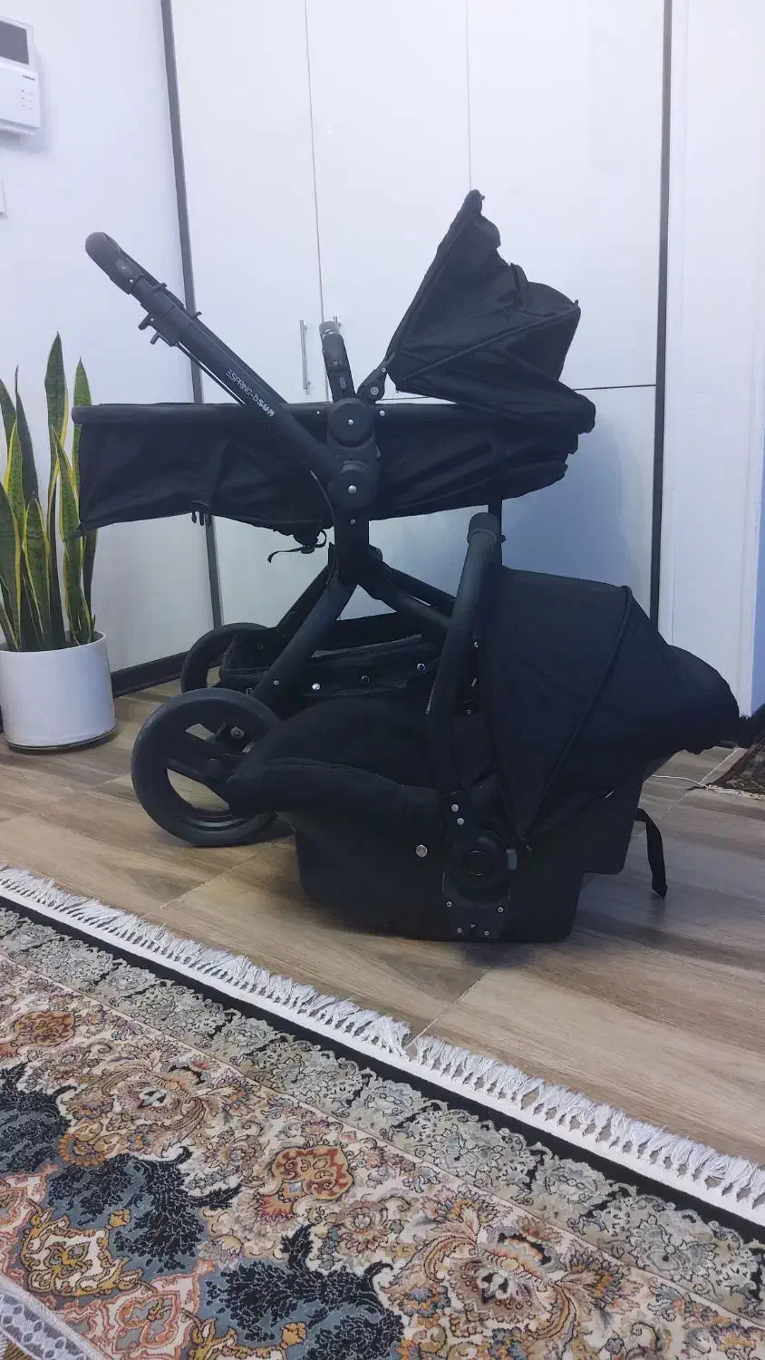 کالسکه وکریر و ساک اسپیرینگ در حد نو|کالسکه و لوازم جانبی|کرج, اصفهانی‌ها|دیوار