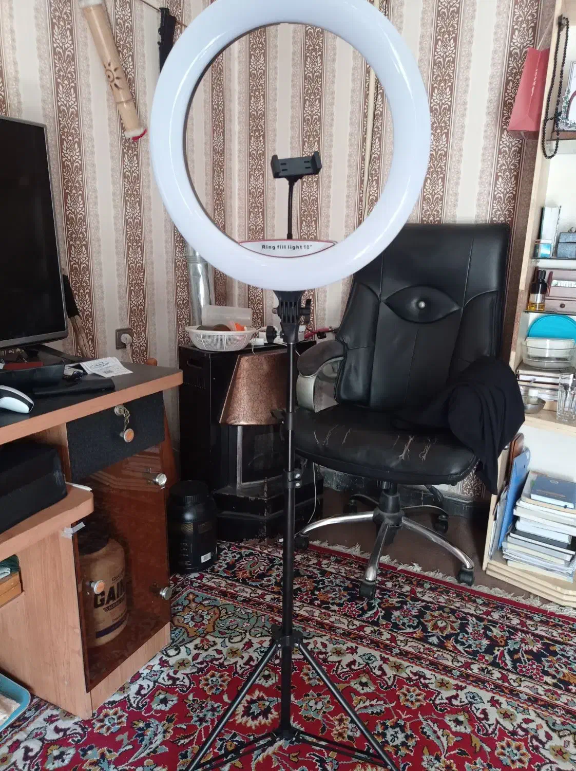 رینگ لایت Ring light|دوربین عکاسی و فیلم‌برداری|شیراز, ترمینال باربری|دیوار