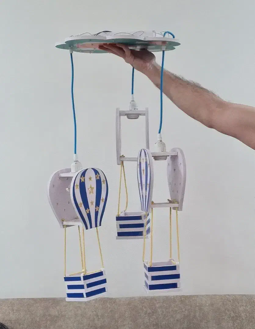 لوستر اتاق کودک|لوستر و چراغ آویز|فردیس, فرامرزیه|دیوار