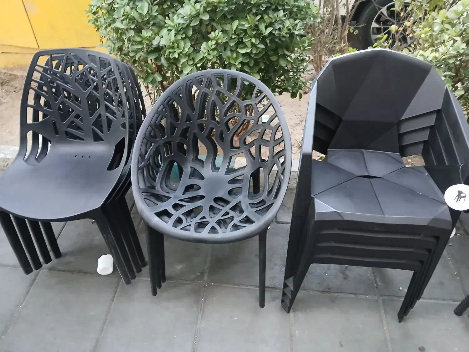 صندلی پلاستیکی باغی شاخ و برگی کد1/ تهران نواب|میز و صندلی غذاخوری|تهران, توحید|دیوار