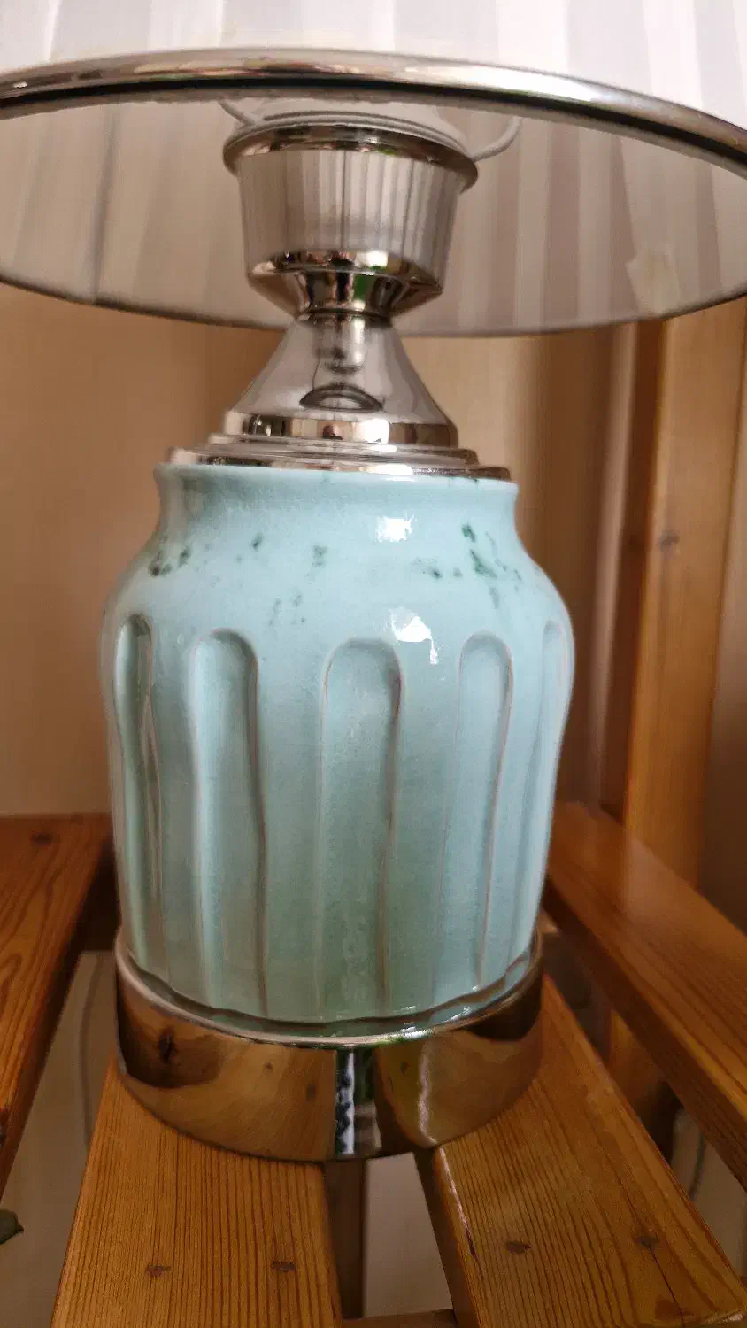 آباژور سفالی دست ساز|چراغ خواب و آباژور|تهران, کاج|دیوار