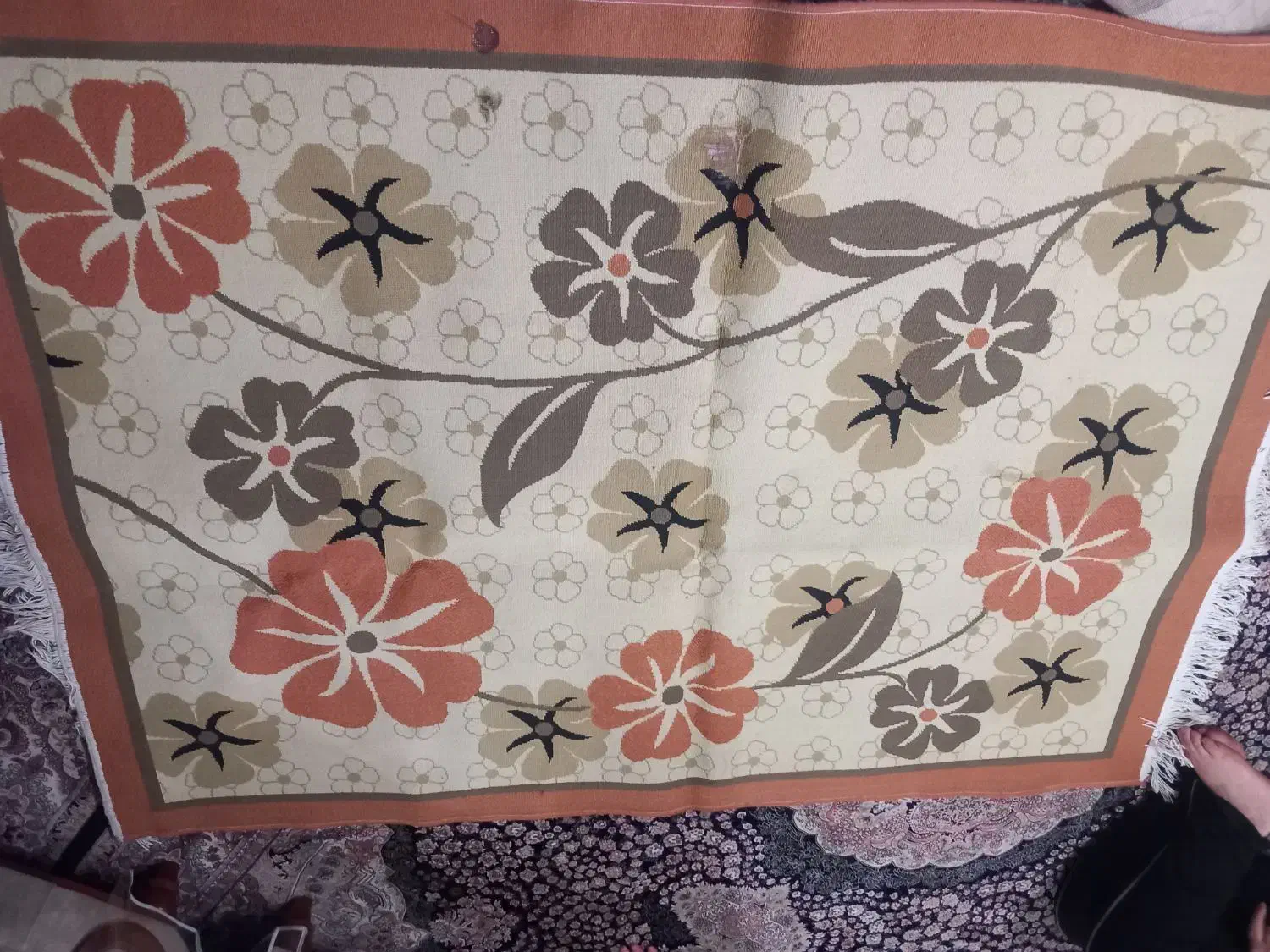 دو عدد گلیم فرش|گلیم، جاجیم، گبه|ملایر, |دیوار