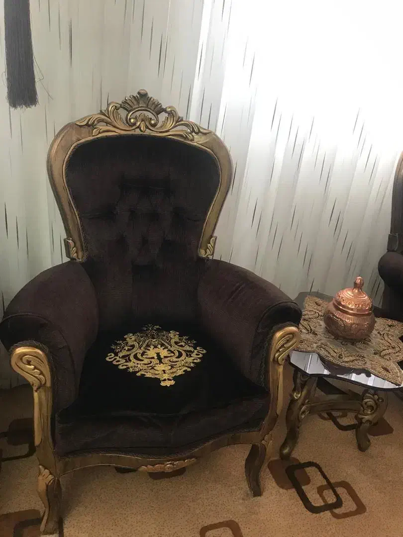 مبلمان استیل طبی سلطنتی تمام چوب راش|مبلمان خانگی و میز عسلی|شهرکرد, |دیوار