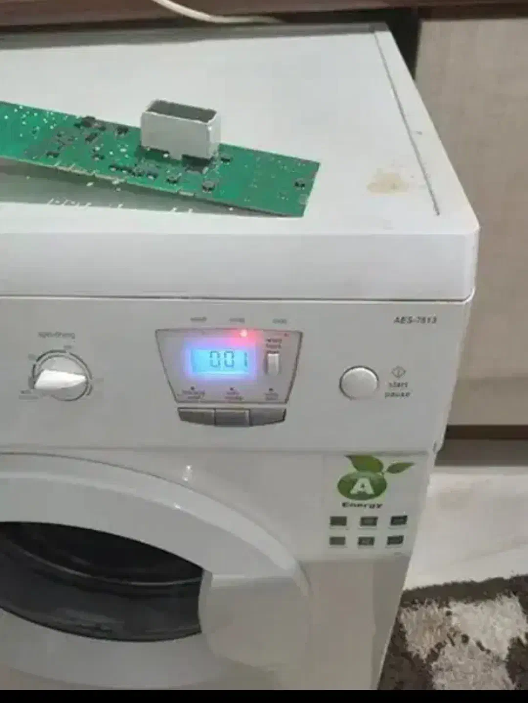 آیسی زدن برد لباسشویی آبسال 753|ماشین لباسشویی و خشککن لباس|تربتحیدریه, سرمحله|دیوار