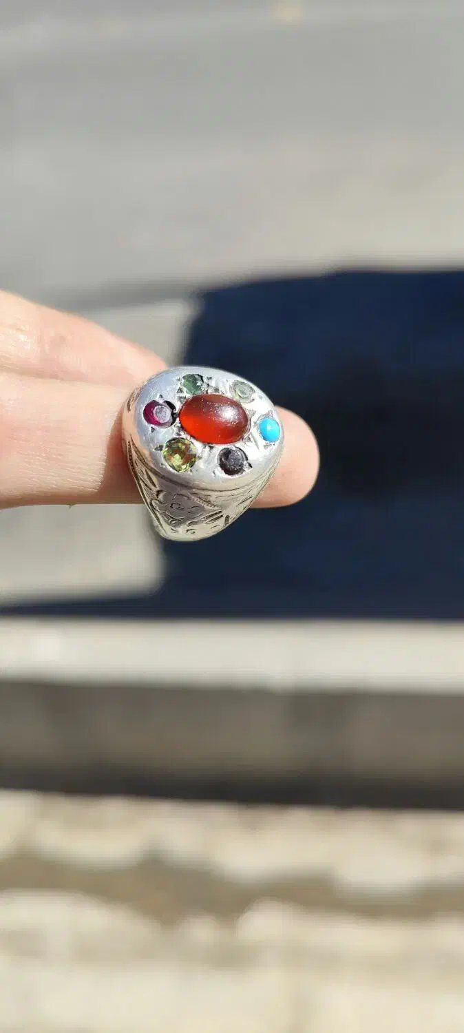 انگشتر ۷جواهر عتیقه|جواهرات|بیرجند, |دیوار