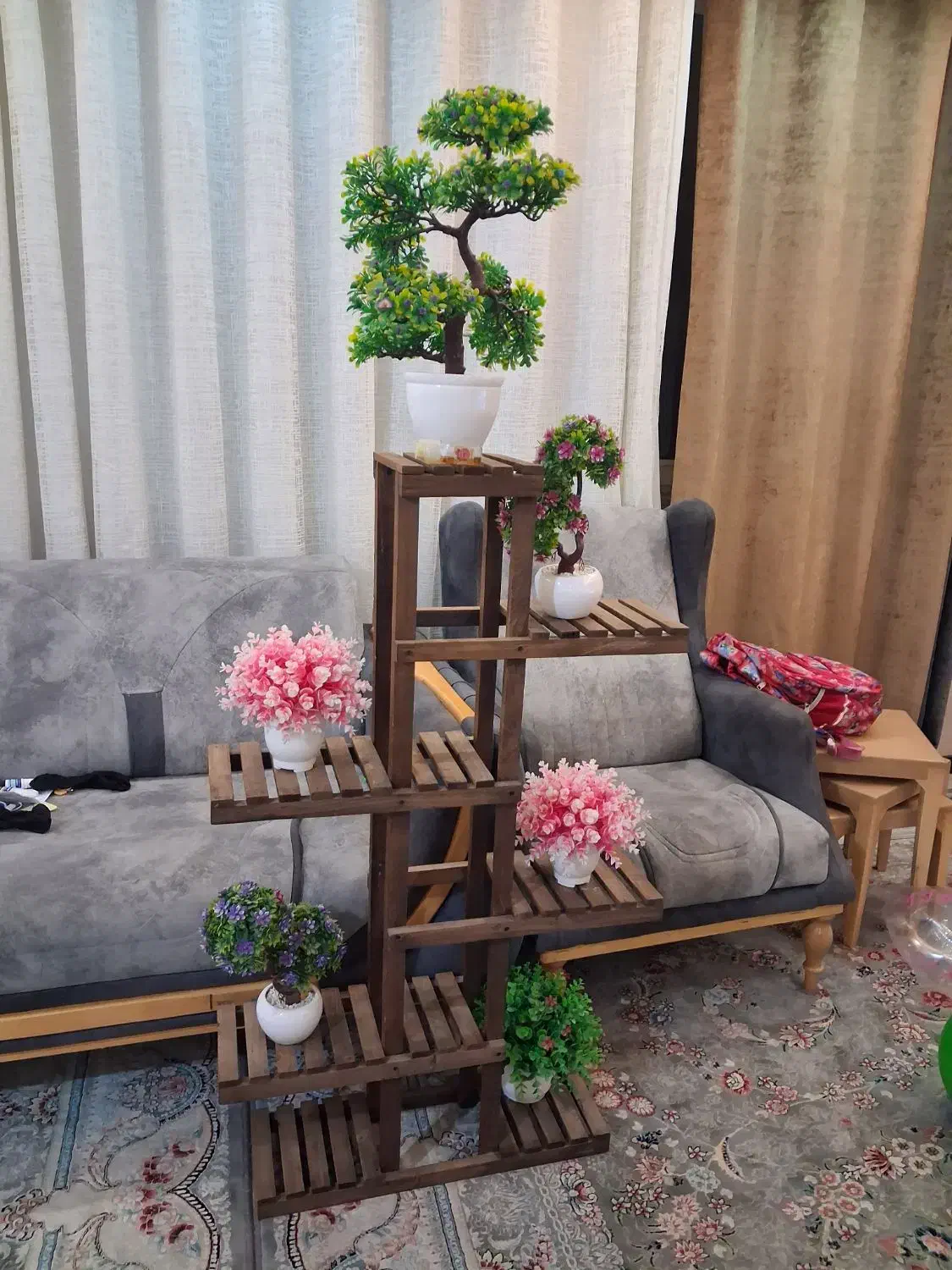 استند گل همراه گل مصنوعی|گل مصنوعی|شیراز, جوادیه|دیوار