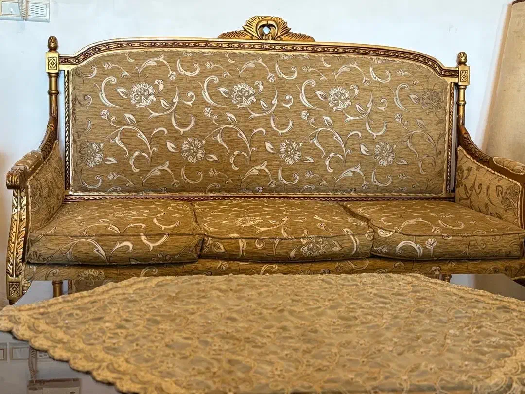 مبلمان استیل ۹ نفره و میز ناهارخوری ۸ نفره|مبلمان خانگی و میز عسلی|تنکابن, |دیوار
