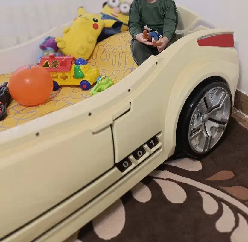 تخت ماشینی کودک|تخت و سرویس خواب|بوکان, |دیوار