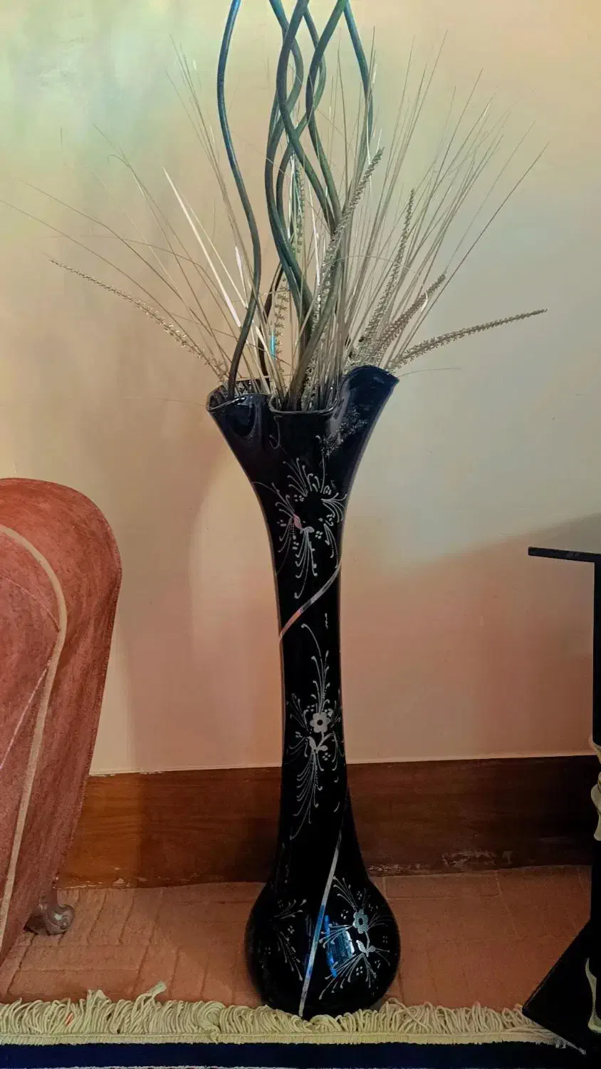 گلدون شیشه ای|صنایع دستی و سایر لوازم تزئینی|مشهد, شهید علی محمدی|دیوار