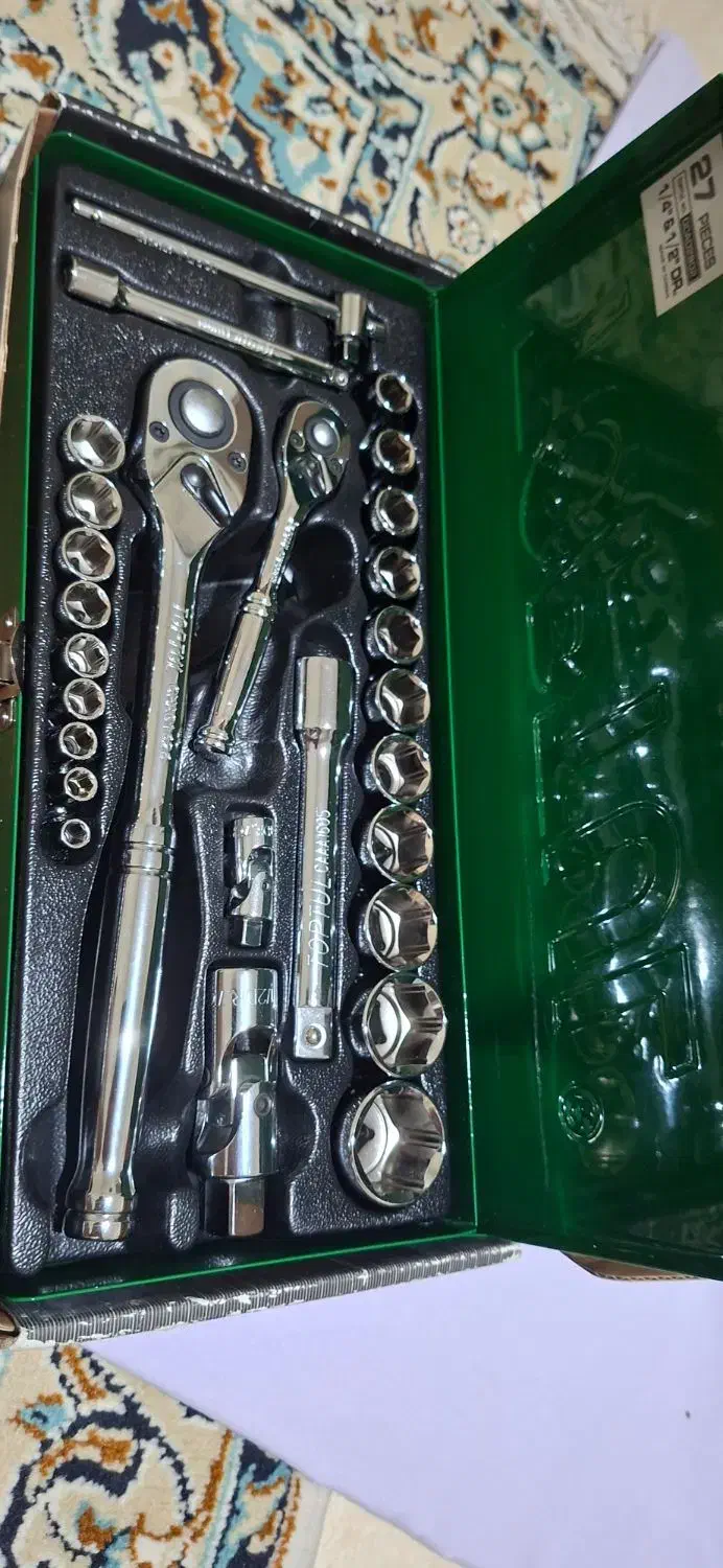 جعبه بکس ۲۷ پارچه تاپتول / TOPTUL|ابزارآلات|کرج, گوهردشت|دیوار