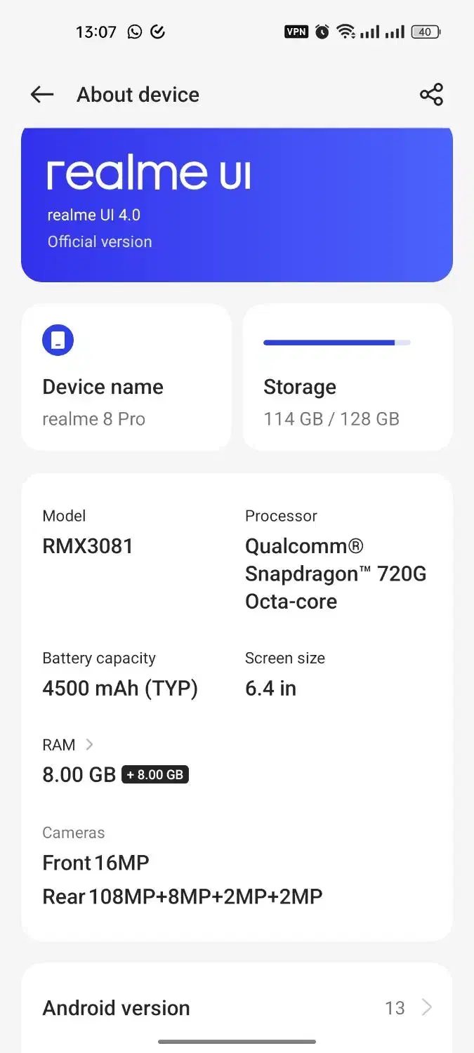 گوشی ریلمی 8 پرو|موبایل|نجفآباد, یزدانشهر|دیوار