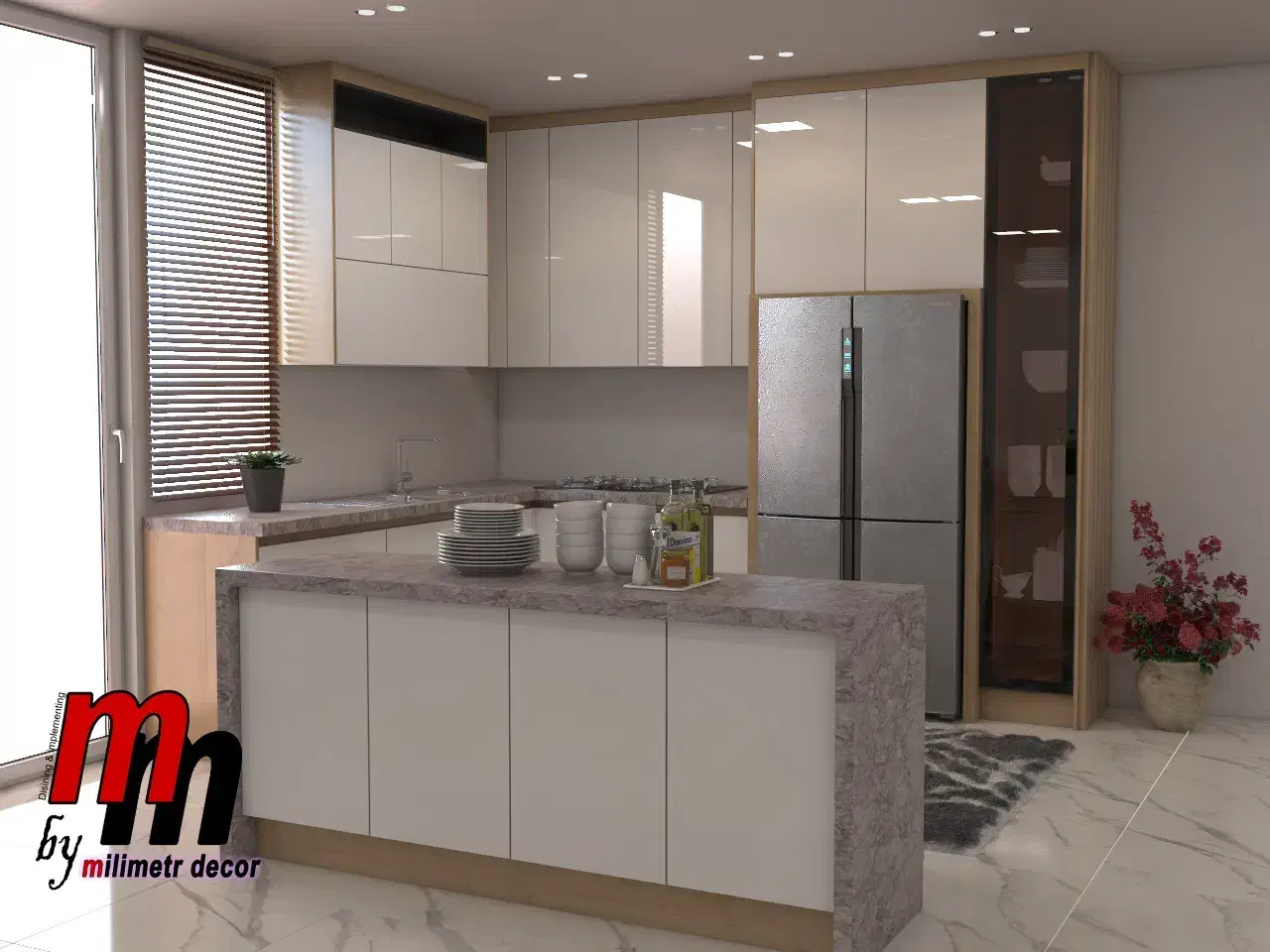 کابینت MDF - طراحی 3D رایگان - متناسب با بودجه شما|خدمات پیشه و مهارت|خرم‌آباد, |دیوار