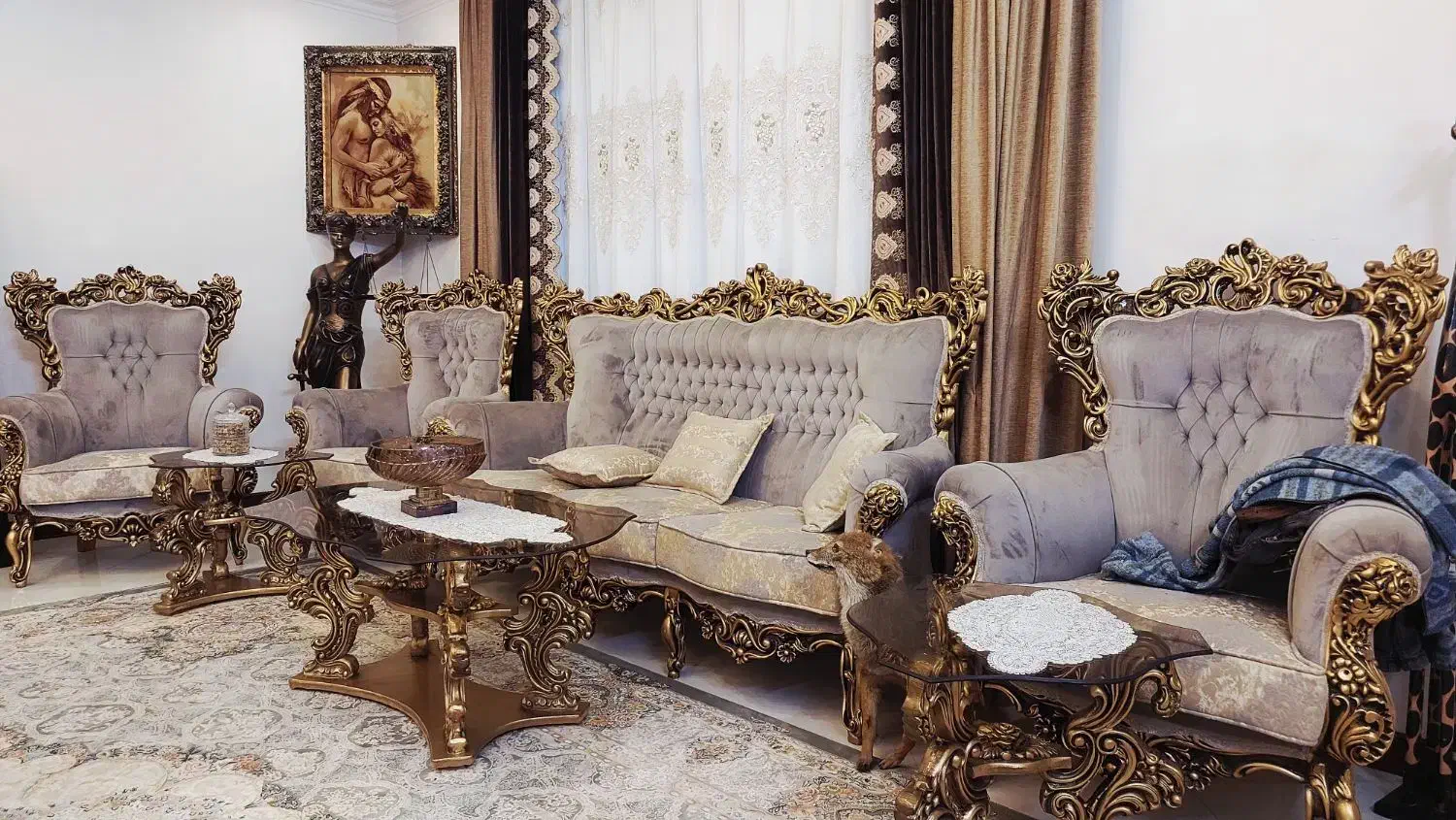 مبلمان|مبلمان خانگی و میز عسلی|فشاپویه, |دیوار