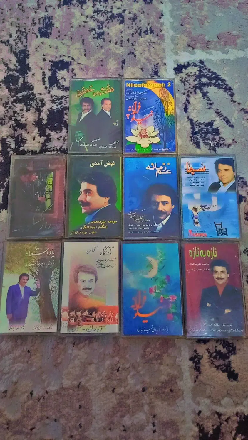 ۱۰ عدد نوار کاست ارشادی علیرضا افتخاری|فیلم و موسیقی|تهران, خزانه|دیوار