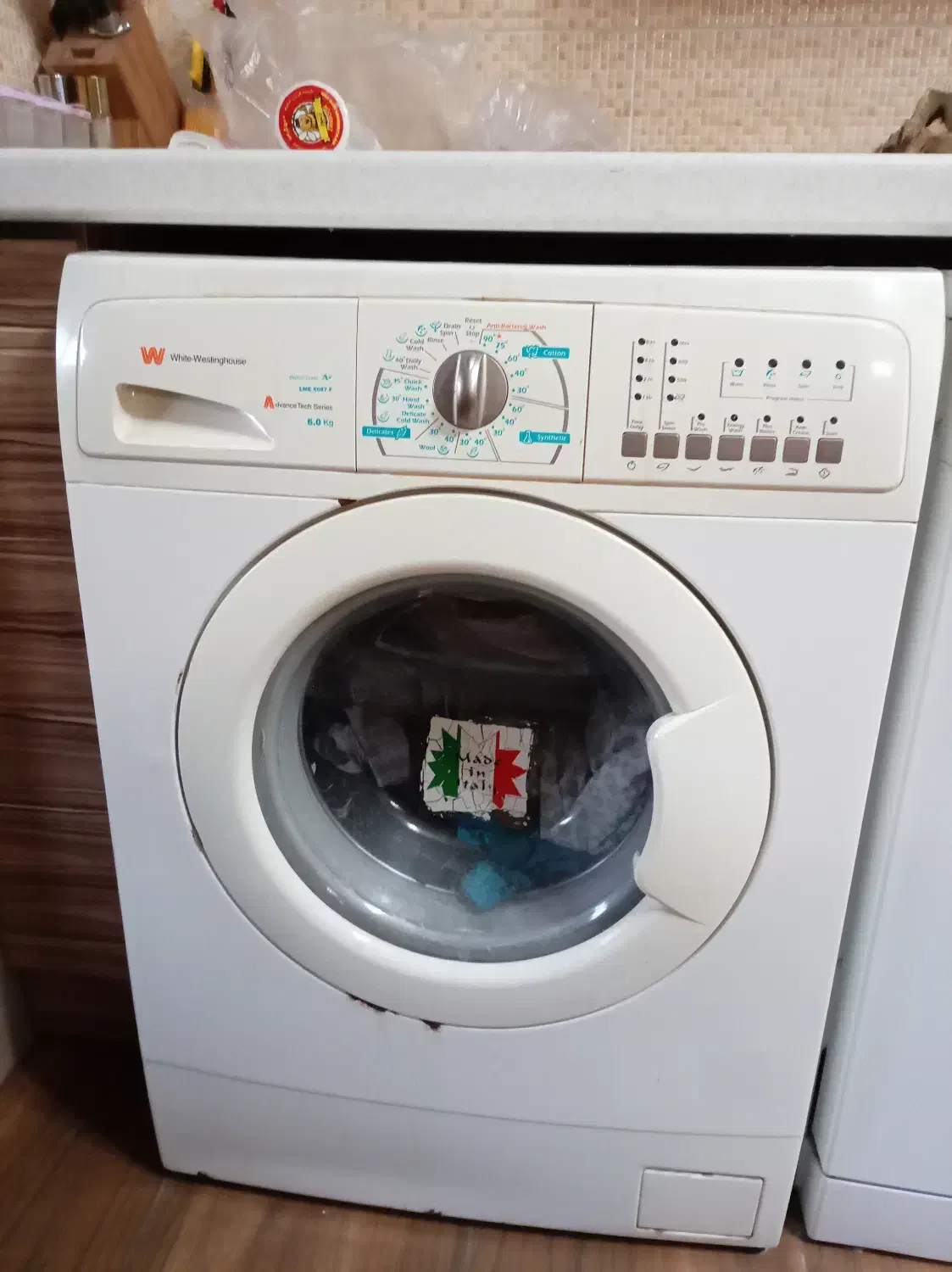 لباسشویی وایت وستینگ هاوس|ماشین لباسشویی و خشککن لباس|بابل, |دیوار