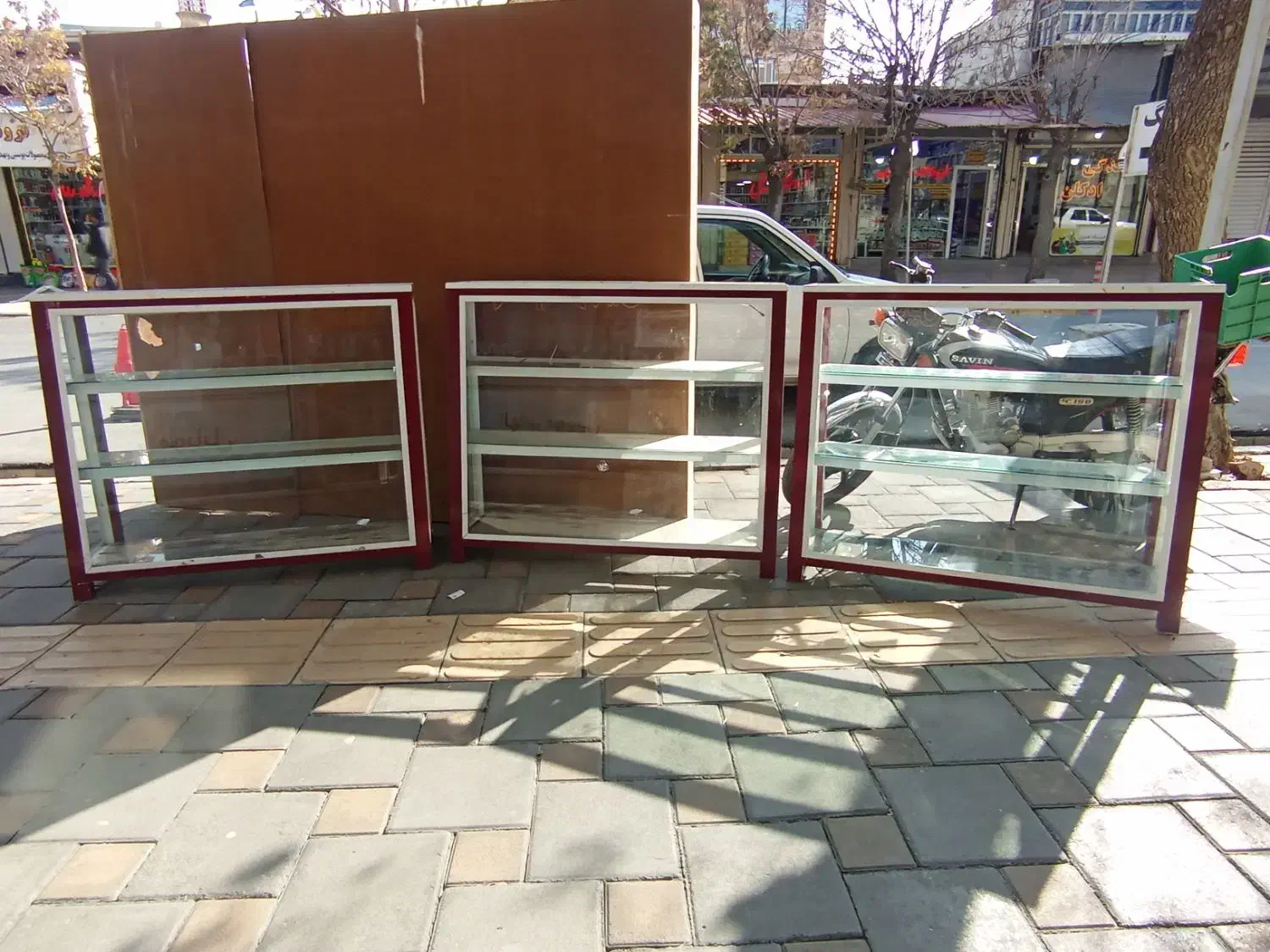 3 عدد ویترین آلمینیوم|بوفه، ویترین، کنسول|پیرانشهر, |دیوار