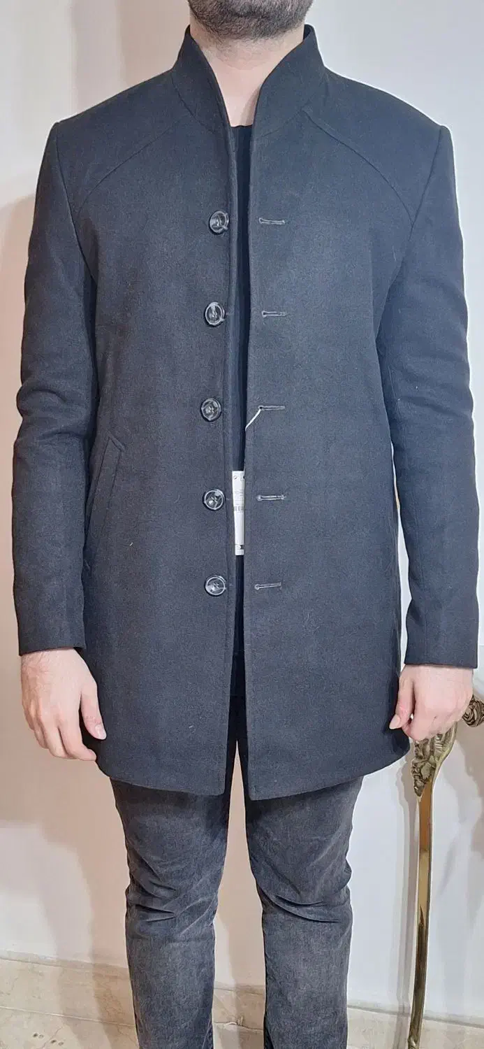 نیم پالتو مردانه مشکی|لباس|تهران, ولنجک|دیوار