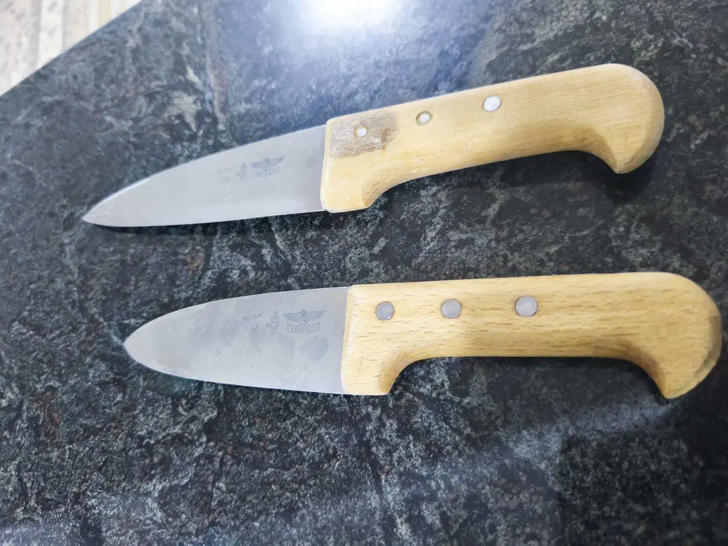 دوعدد چاقو فولاد حیدری|ظروف پختوپز|ایلام, |دیوار