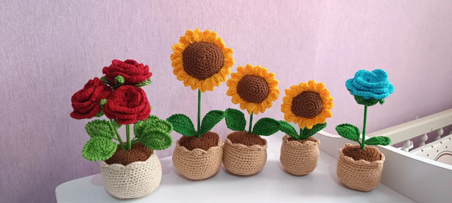 گل بافتنی|گل مصنوعی|اصفهان, جلالیه|دیوار