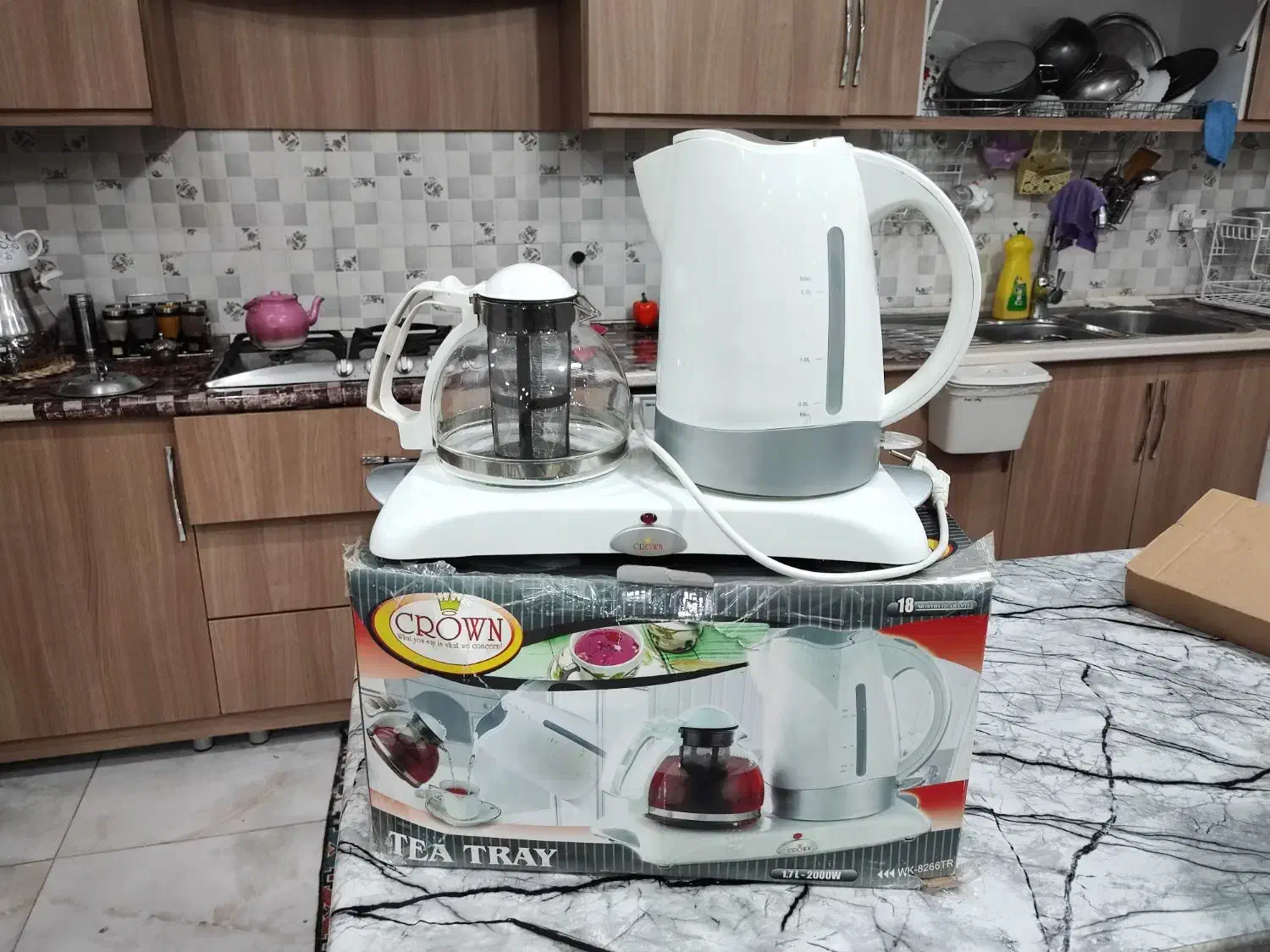 چایی ساز کاملا نو|قوری، کتری، قهوهساز دستی|محمدشهر, محمدشهر|دیوار