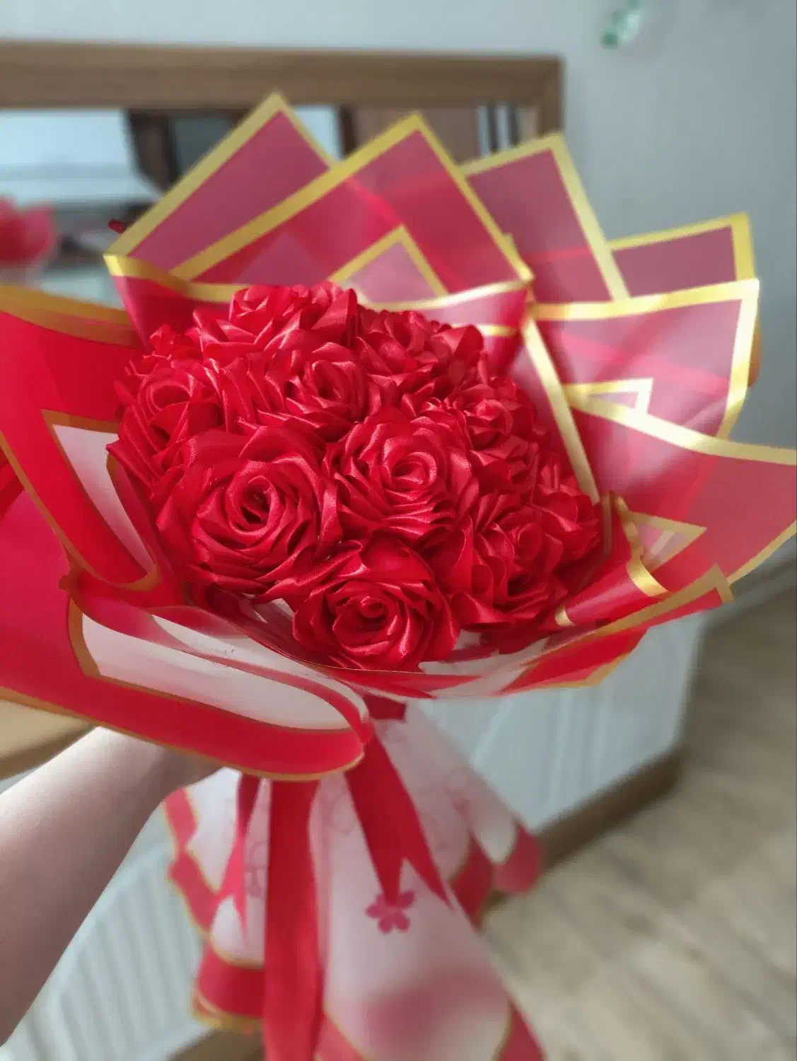 دسته گل ربانی|گل مصنوعی|قدس, شهر‌قدس|دیوار