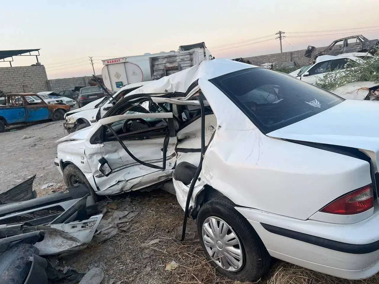 سمند ال ایکس تصادفی|خودرو سواری و وانت|شوش, |دیوار