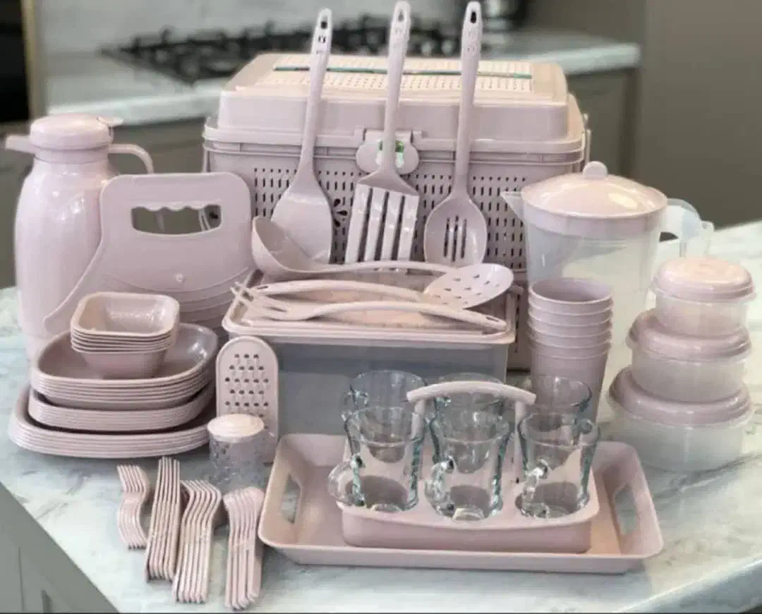 سرویس ۷۰پارچه مسافرتی|ظروف نگهدارنده، پلاستیکی، یکبارمصرف|صدرا-فارس, فاز ۱|دیوار